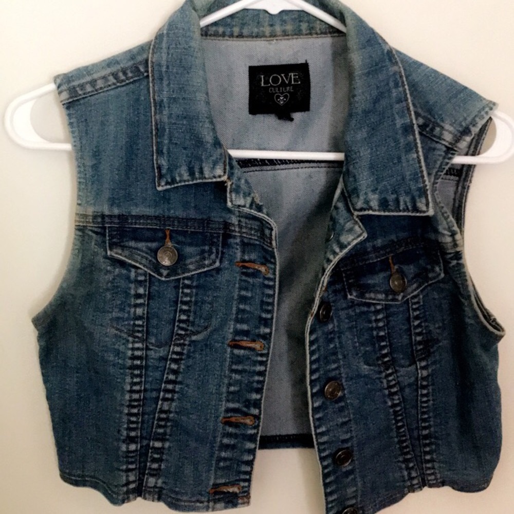 Denim vest